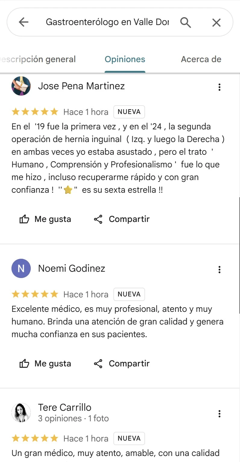 testimonios de pacientes